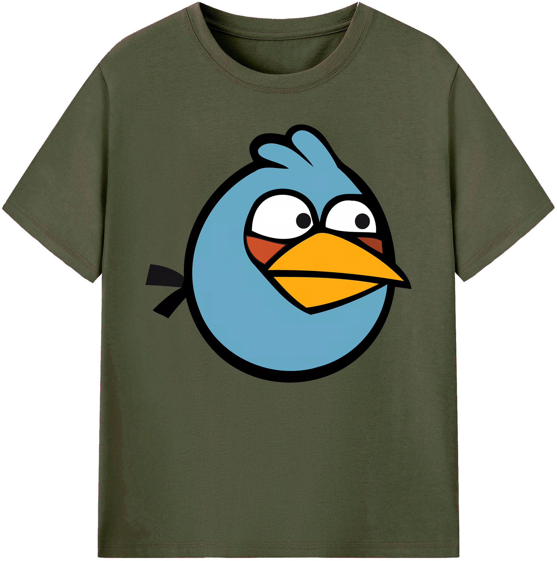 （画像用） Angry Birds アングリーバード 綿100％ メンズ半袖Tシャツ｜肌触りやわらか＆通気性
